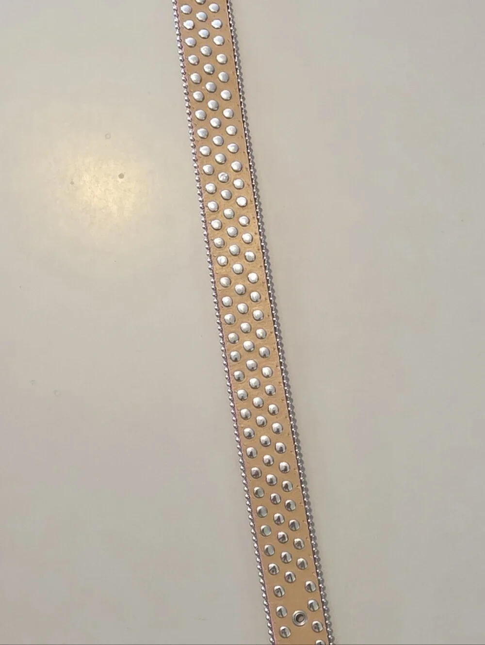 Unbranded Pink Rhinestone Western Belt Sparkly Leather Bling Cowboy Buckle